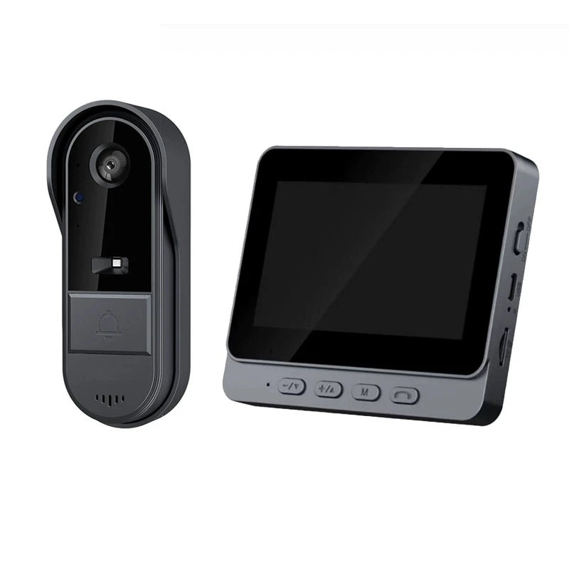 Smart WiFi 2.4G Wireless Doorbells Video Intercom Camera Inteligente Night Vision 4.3inch HD Screen For Security Home Apartment
