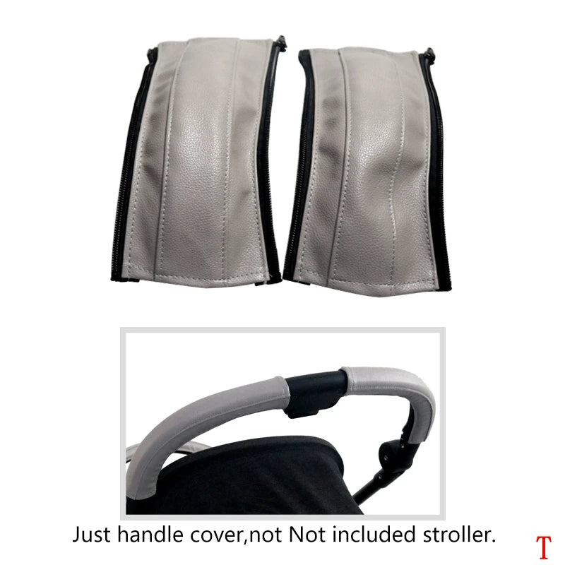 Handle Covers For Cybex Eezy S Twist (+) 2 / Eezy S 2 Stroller Pram Leather Sleeve Protective Cases Covers Stroller Accessories