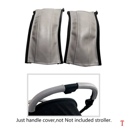 Handle Covers For Cybex Eezy S Twist (+) 2 / Eezy S 2 Stroller Pram Leather Sleeve Protective Cases Covers Stroller Accessories