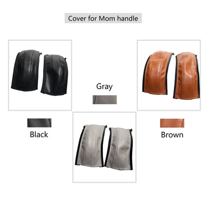 Stroller Handle Cover For Babymonster Easy Twin 4 Pram Bar Leather Sleeve Protective Cases Covers Stroller Bumper Accessories