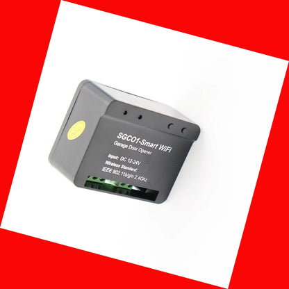 Smart WiFi Garage Door Opener Controller, APP Remote Control from Anywhere, No Hub Needed, History Record/Set Timer/Schedule