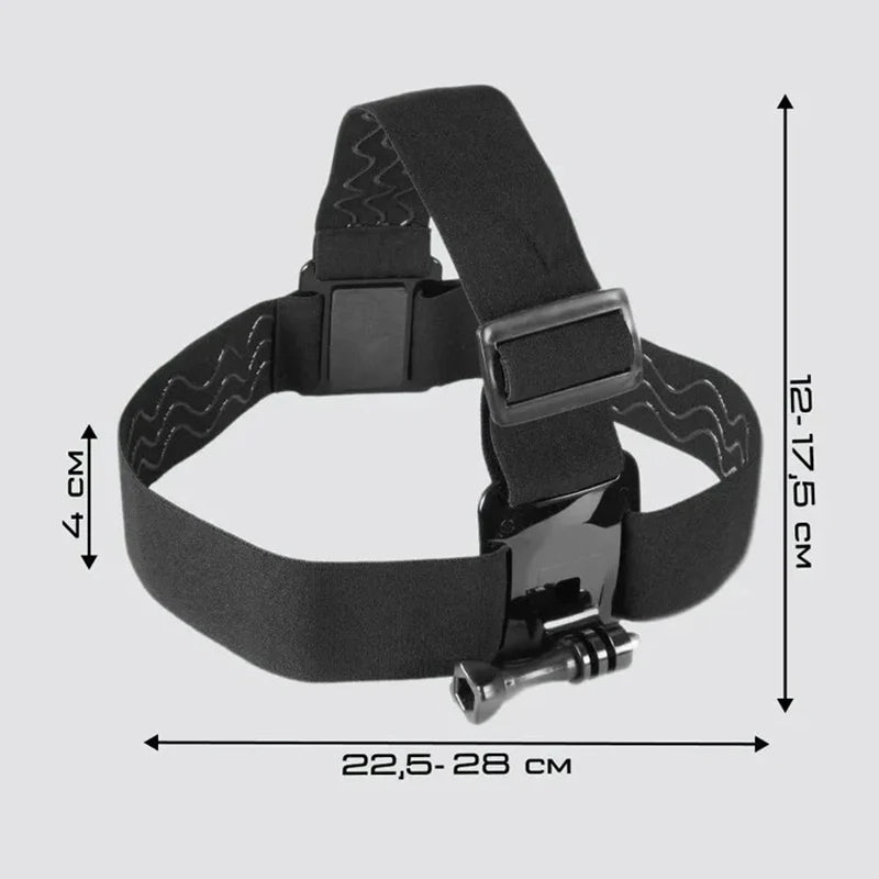Head-Mounted Phone Holder First-Person Video Live Headband Body Mount For Phone Smartphones Action Camera