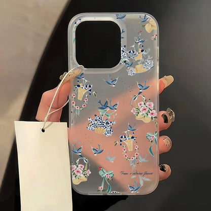 Transparent Matte Cases For iPhone 17 16 18 15 Pro Max Case iPhone 14 12 11 13 17 Air Fundas Shockproof Cover Soft Phone Bumper