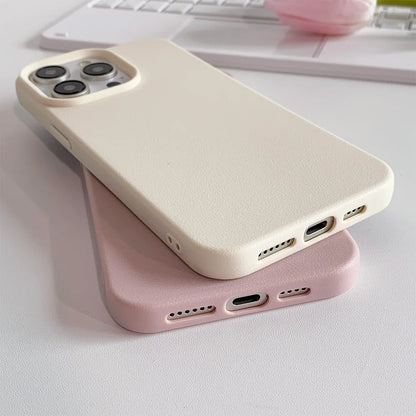 Leather Phone Case For iPhone 17 Pro Max 16 18 Pro Max 13 11 15 14 Plus 12 17 Air 17Promax Shockproof Soft TPU Funda Cover Coque