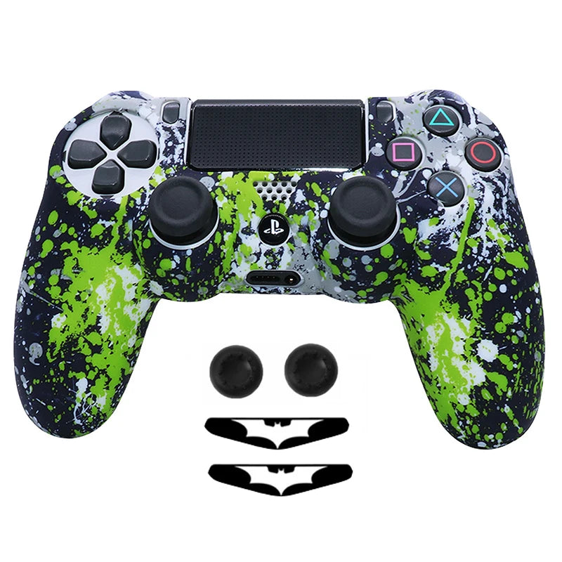 Soft Silicone Case Cover For PS 4 Controle Shell For PS4 Controller Skin Gamepad Joystick Controle Cases Covers