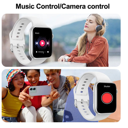 Smart Watch, Wireless Call/Dial, Multi-Sport Mode, Multiple APP Reminders, Suitable for Men and Women, Compatible with IPhone/An
