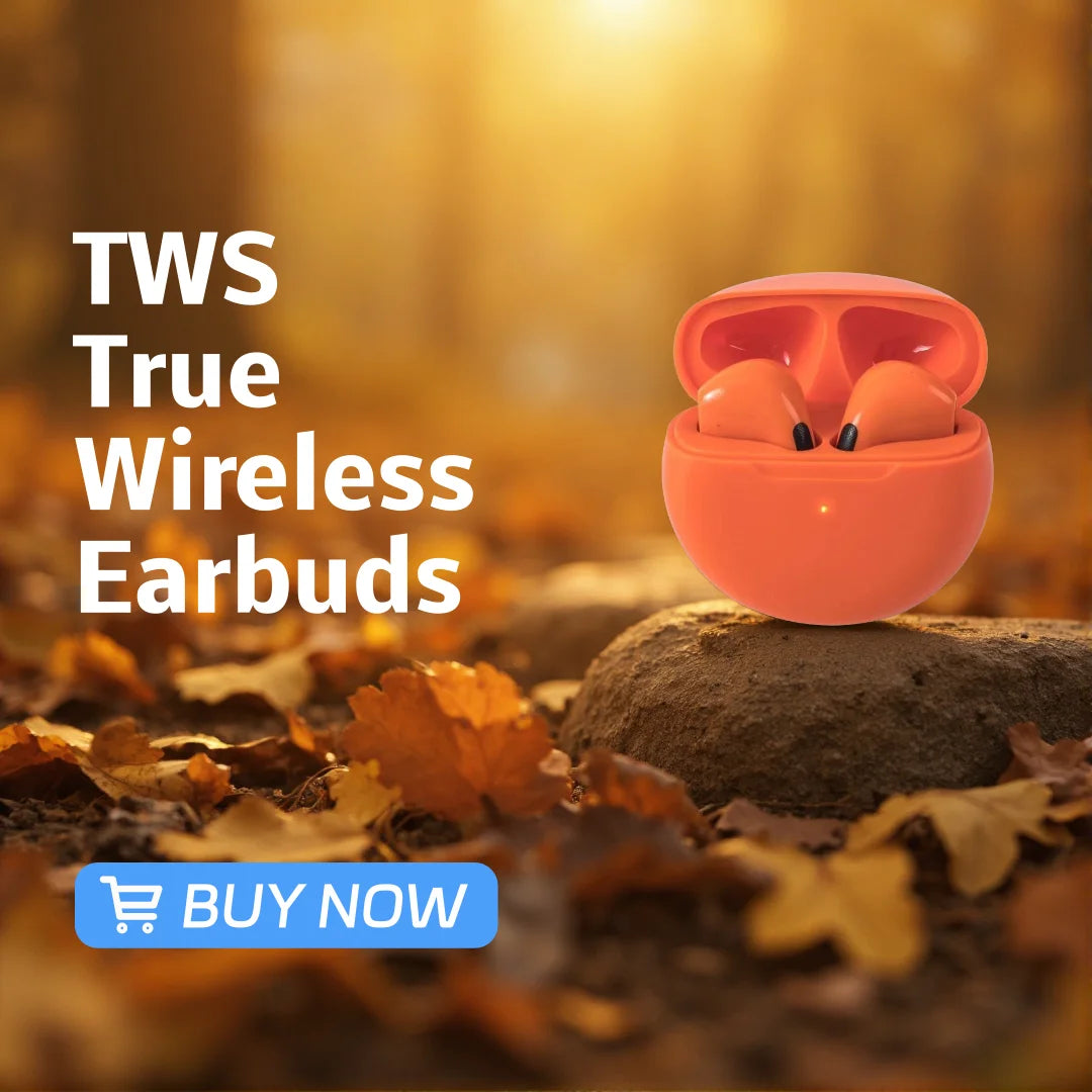 TWS True Wireless Earbuds Half In Ear Bluetooth Headphones Touch Control HiFi Stereo Sport Earphones For Android IOS