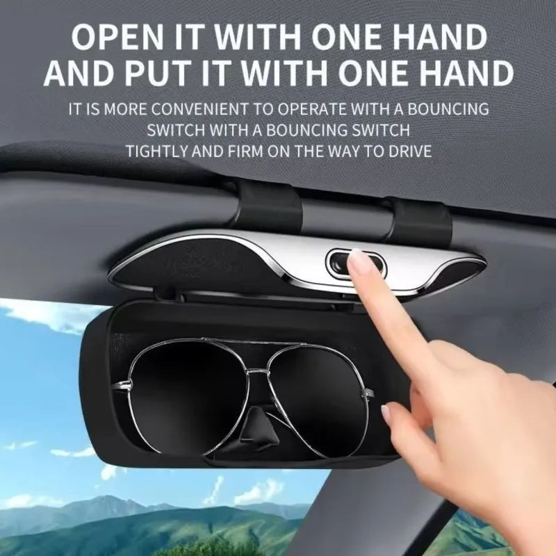 For Smart Fortwo Forfour 451 453 450 452 454 Roadster Car Visor Sunglasses Glasses Case Glasses Holder Clip Box Accessories