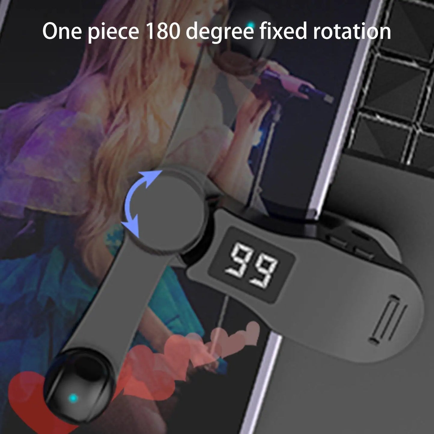 Smart Automatic Screen Clicker Automatic Finger Clicking Device Smartphone Continuous Clicking Gadgets for Live Broadcast Likes