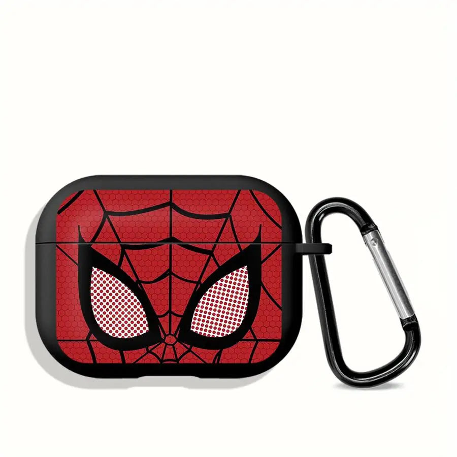Earphone Cases Cover Case For Airpods 1 2 Pro3 3 4 Pro Pro2 Black Spider Design