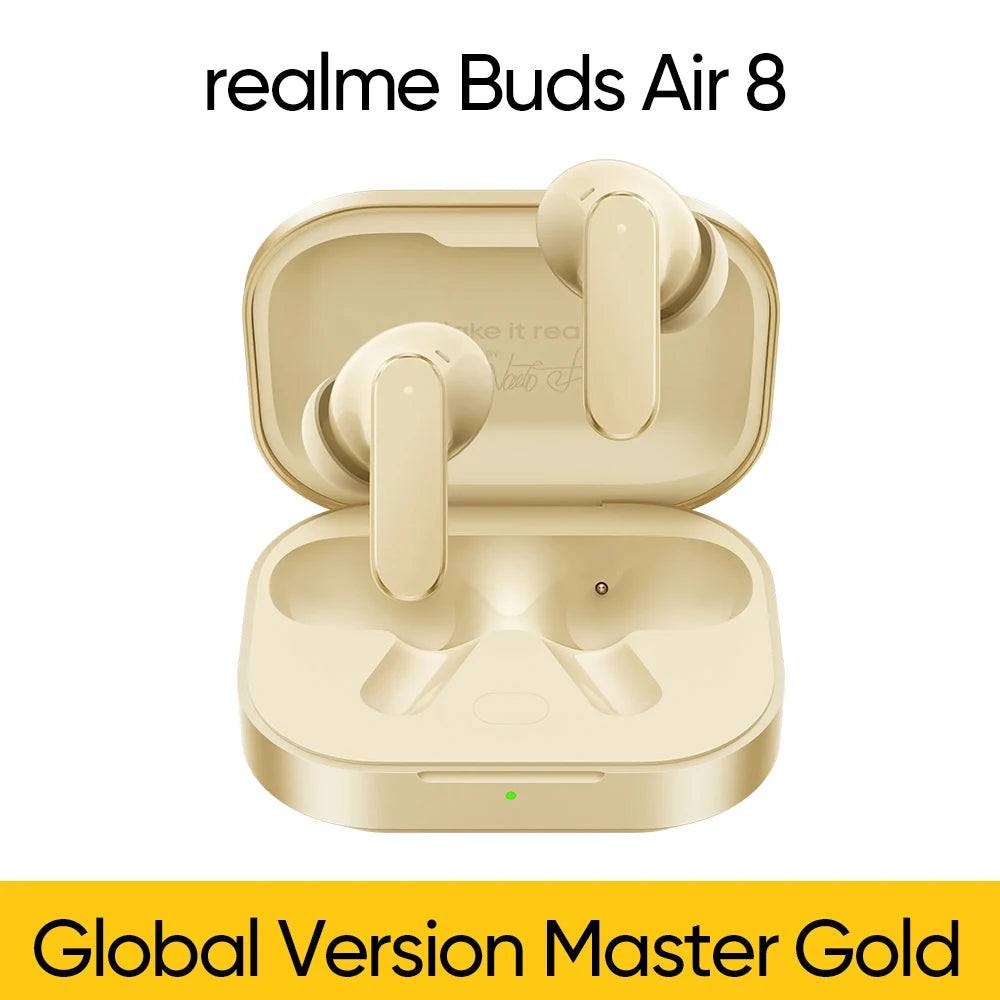 realme Buds Air 8  Wireless Earphone Bluetooth 5.4 Active Noise Cancelling True  Hours Battery TWS Earbuds Global Version