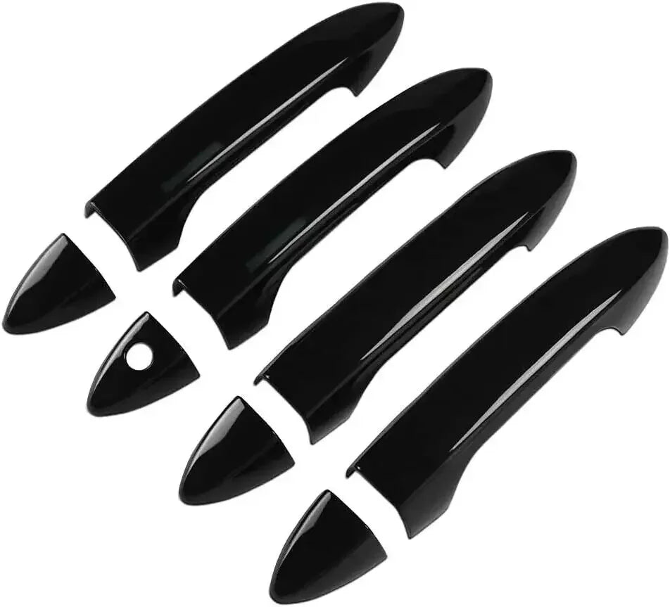 1 Set For Honda Accord 2013-2017 Exterior Smart Door Handle Frame Cover Trim With Smartkey ABS Protective Sticker Accessories