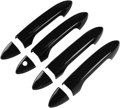 1 Set For Honda Accord 2013-2017 Exterior Smart Door Handle Frame Cover Trim With Smartkey ABS Protective Sticker Accessories