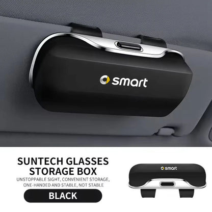 For Smart Fortwo Forfour 451 453 450 452 454 Roadster Car Visor Sunglasses Glasses Case Glasses Holder Clip Box Accessories