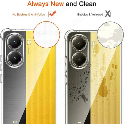 For Poco X6 X7 Pro Shockproof Clear Silicone Soft Back Case For Poco X6 X7 Phone Cases Covers