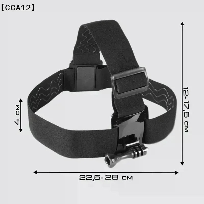 Head-Mounted Phone Holder First-Person Video Live Headband Body Mount For Phone Smartphones Action Camera