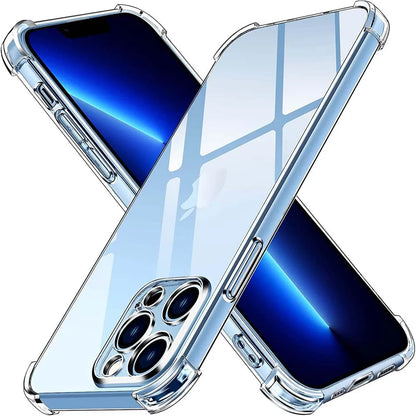 Case For iphone 13 Pro Case iphone 11 12 13 mini 14 15 16 Pro Max Cover Shockproof Clear Silicone Cover Cases