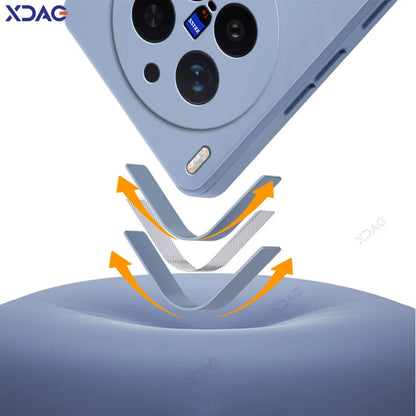 Original Candy Fashion Cases Covers for VIVO X300 Pro Ultra X300Ultra X300Pro VIVOX300 Soft Square Liquid Silicone Phone Housing