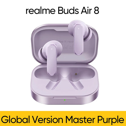 realme Buds Air 8  Wireless Earphone Bluetooth 5.4 Active Noise Cancelling True  Hours Battery TWS Earbuds Global Version
