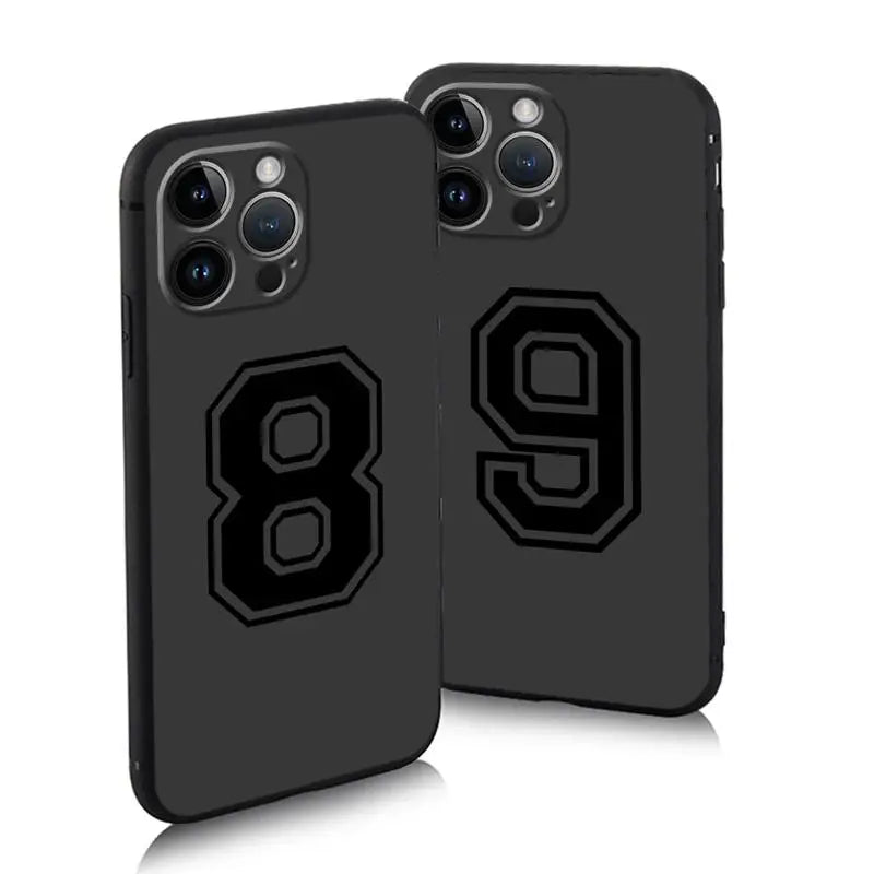 phone Cases for iphone 14 case 11 12 15 Pro XS Max 8 13 Mini X SE 7 16 Plus funda Antiscratch cover Basketball Numbers 10 7 30