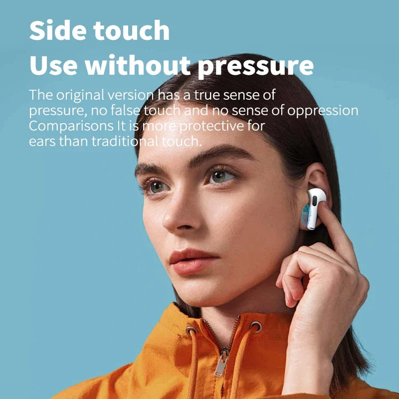 Wireless Bluetooth Earbuds Fake Air Pods TWS 5.3 Touch Control In-Ear Hi-Fi Stereo Earbuds with Charging Case For