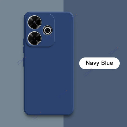 Luxury Dual Layer Cellphones Cases Covers for Xiaomi Redmi 13 4G 5G Camera Protection Redmi13 Soft Square Liquid Silicone Armor