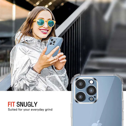 Case For iphone 13 Pro Case iphone 11 12 13 mini 14 15 16 Pro Max Cover Shockproof Clear Silicone Cover Cases