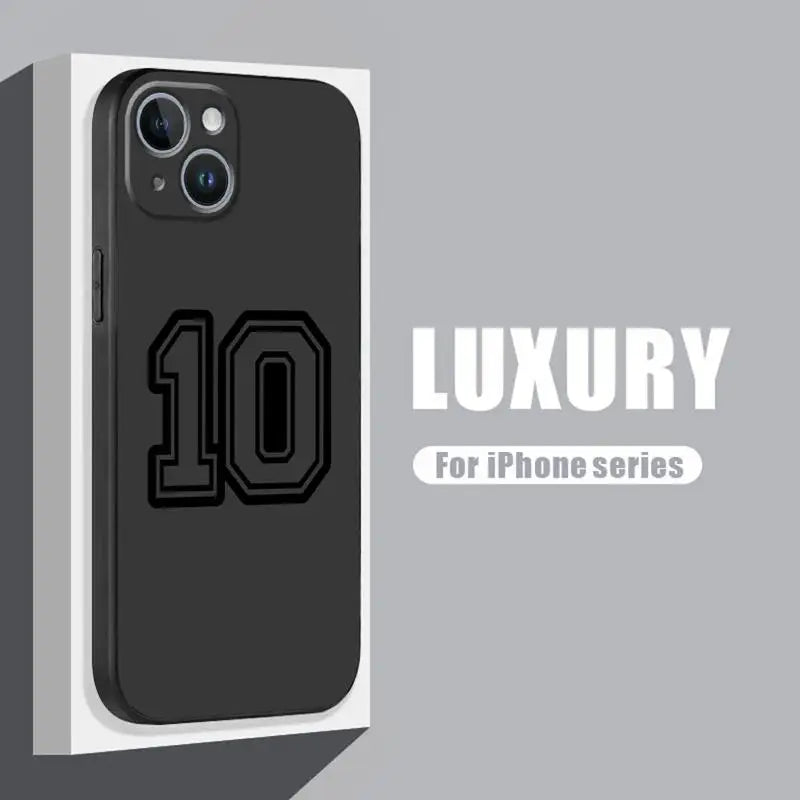 phone Cases for iphone 14 case 11 12 15 Pro XS Max 8 13 Mini X SE 7 16 Plus funda Antiscratch cover Basketball Numbers 10 7 30