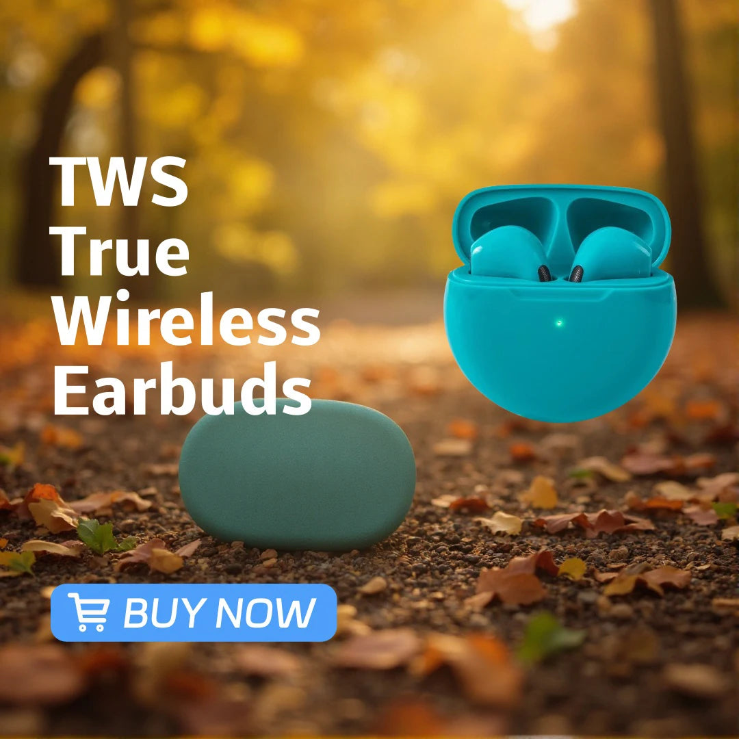 TWS True Wireless Earbuds Half In Ear Bluetooth Headphones Touch Control HiFi Stereo Sport Earphones For Android IOS