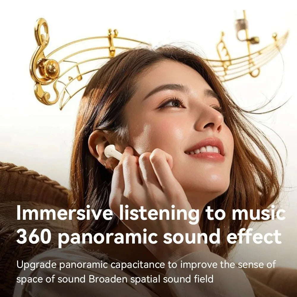 True Wireless In-ear Earbuds Immersive Dynamic Audio Active Noise Cancellation Extended Battery for Sports Music Long Battery