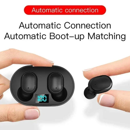 True Wireless Earbuds In-Ear Bluetooth Earphones Headphones For Noise Reduction Power Display Waterproof Touch Control With Mic
