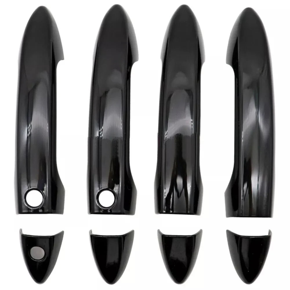1 Set For Honda Accord 2013-2017 Exterior Smart Door Handle Frame Cover Trim With Smartkey ABS Protective Sticker Accessories