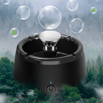 Smart Ashtray with USB Rechargeable Battery, Powerful Motor, Modern Design Ideal for Home, Office, Restaurant Use, Gift