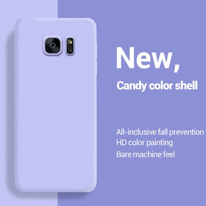 For Samsung S7 Edge Case Matte Silicone Back Cover For Samsung Galaxy S7 Phone Cases For Samsung S7 Edge Fundas Coque