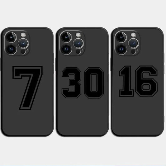 phone Cases for iphone 14 case 11 12 15 Pro XS Max 8 13 Mini X SE 7 16 Plus funda Antiscratch cover Basketball Numbers 10 7 30