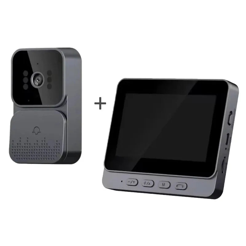Smart WiFi 2.4G Wireless Doorbells Video Intercom Camera Inteligente Night Vision 4.3inch HD Screen For Security Home Apartment
