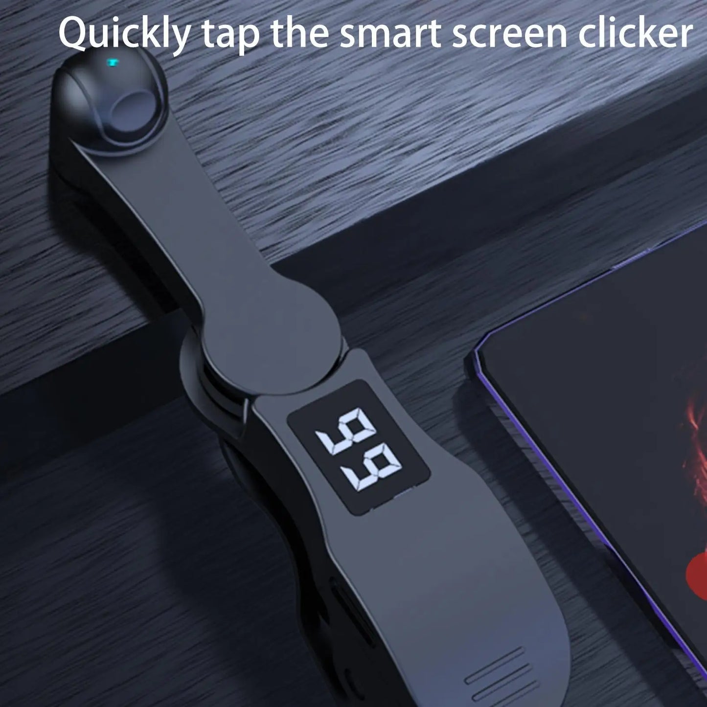 Smart Automatic Screen Clicker Automatic Finger Clicking Device Smartphone Continuous Clicking Gadgets for Live Broadcast Likes