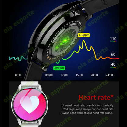 Smartwatch Women Watch 6 Health Monitoring Watch Waterproof Voice Assistant Bluetooth Call Smart Watch 2026 New Sports Watch