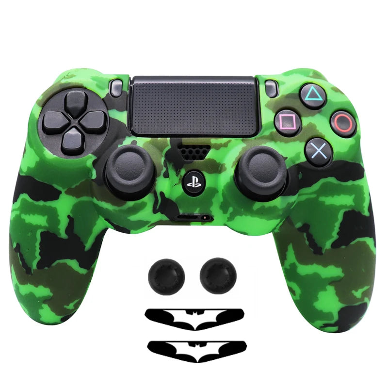 Soft Silicone Case Cover For PS 4 Controle Shell For PS4 Controller Skin Gamepad Joystick Controle Cases Covers