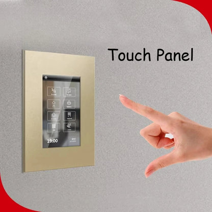 Smart touch screen smart home panel, automated home system, remote control