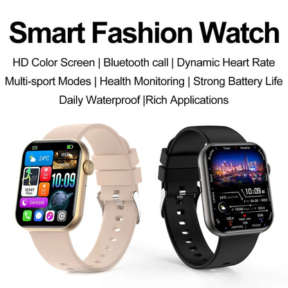 New Smart Watch For Women Full Touch Screen Bluetooth Call Waterproof Watches Sport Fitness Tracker Smartwatch Lady Reloj Mujer