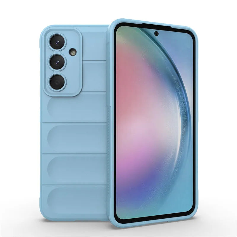 For Samsung Galaxy A55 Case Samsung A55 Cover Silicone Bumper Shield Protective Phone Cases On For Samsung A55 A35 A15 A14 Funda