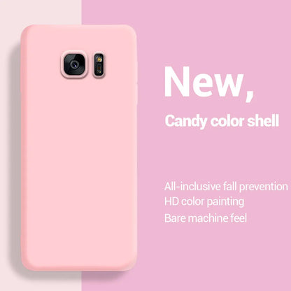 For Samsung S7 Edge Case Matte Silicone Back Cover For Samsung Galaxy S7 Phone Cases For Samsung S7 Edge Fundas Coque