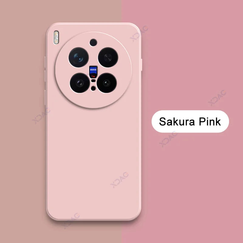 Original Candy Fashion Cases Covers for VIVO X300 Pro Ultra X300Ultra X300Pro VIVOX300 Soft Square Liquid Silicone Phone Housing
