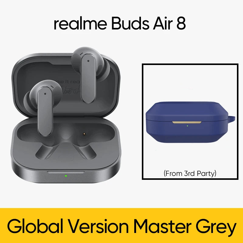 realme Buds Air 8  Wireless Earphone Bluetooth 5.4 Active Noise Cancelling True  Hours Battery TWS Earbuds Global Version