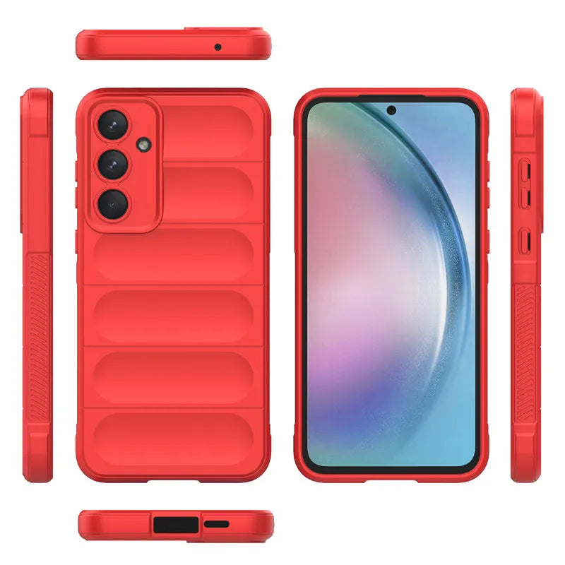 For Samsung Galaxy A55 Case Samsung A55 Cover Silicone Bumper Shield Protective Phone Cases On For Samsung A55 A35 A15 A14 Funda