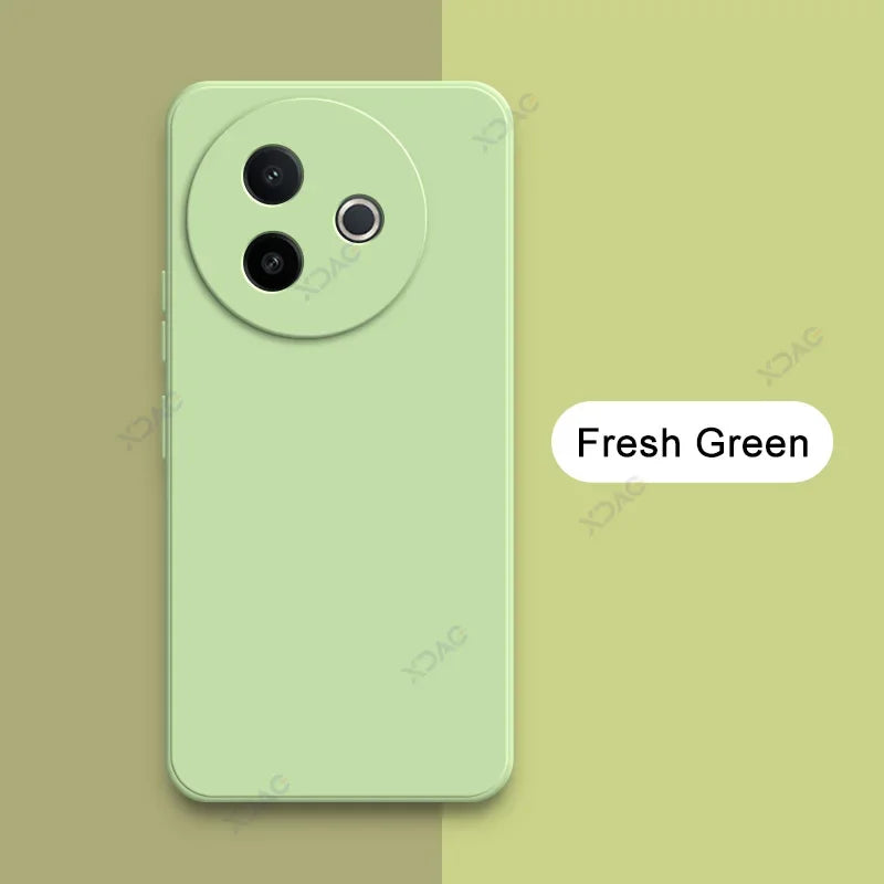 Luxury Dual Layer Cellphones Cases Covers for VIVO Y39 5G 6.68" Global Lens Protection VIVOY39 Soft Candy Silicone Square Armor