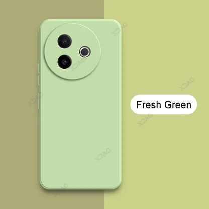 Luxury Dual Layer Cellphones Cases Covers for VIVO Y39 5G 6.68" Global Lens Protection VIVOY39 Soft Candy Silicone Square Armor