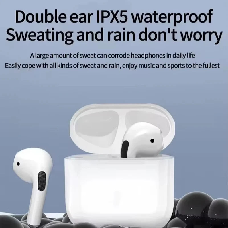 Wireless Bluetooth Earphone True Buds5 HIFI Stereo Sound Bluetooth5.3 Headphone Sport Earbuds With Mic For Android iOS Universal