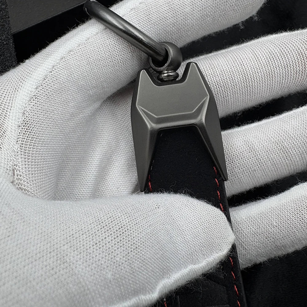 High Grade Suede Leather Car Keychain Key Rings with SMART LOGO for Smart 451 Brabus Smart 453 Fortwo Forfour car accessories